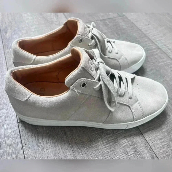 GREATS Royale Leather Sneakers in Dove Suede Size 8.5 - Picture 7 of 7